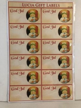 God Jul/ St. Lucia Gift Labels