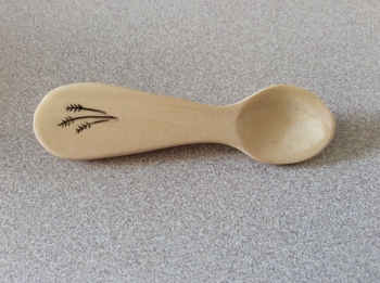 Handcarved Wooden Spoon Pin