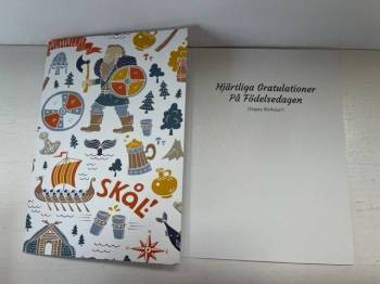 Swedish Birthday Card