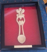 Framed Prince of Wales Spoon