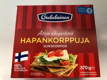 Hapankorppuja, Finnish Krispbread