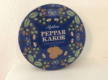 Nyakers PepparKakor in Blue Tin