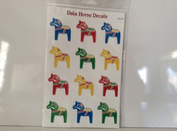 Dala Horse Decals in Bright Colors
