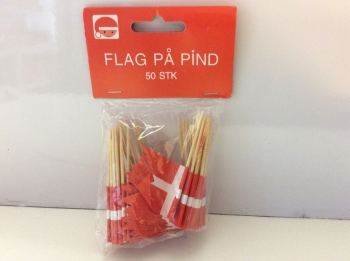 Denmark-Flags on Toothpicks