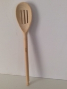 12" Wooden Spoon With Slats