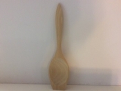 10" Wooden Spoon With Blunt End