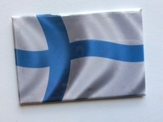 Finnish Flag, Magnet