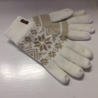 Nordic Gloves in White 