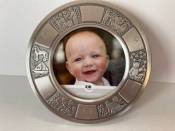 Pewter Baptism Plate Temporarily sold out.