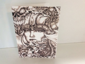 Female Viking Note Cards
