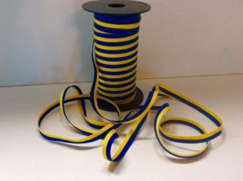 Ribbon with Swedish Flag Colors