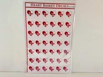 Woven Hearts Stickers