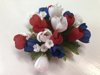 Red/White/Blue Candle Ring