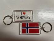 Norwegian Flag Key Ring