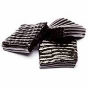 Ribbed Salty Licorice Cubes